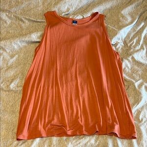 Sleeveless Orange Top